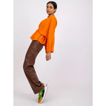 Dámská halenka Halenka DHJ BZ 11979.67 oranžová jedna velikost