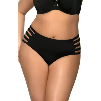 Dámské oblečení Spodní díl plavek 13/7 black - AVA černá 3XL