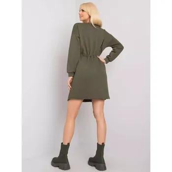 Dámské šaty Šaty RV SK 7011.27X khaki S/M