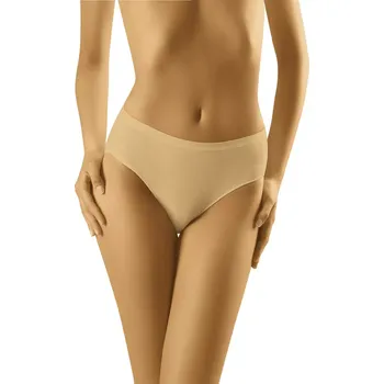 Kalhotky Dámské kalhotky Tahoo Comforta Beige - Wol-Bar XXXL