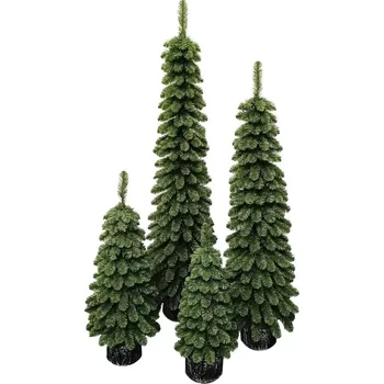 Vánoční stromek Umělý vánoční stromeček- Smrk Amélia v květináči 150cm