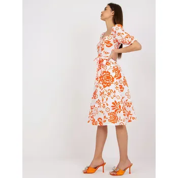 Dámské šaty LK SK 508944 šaty.45P oranžová 36