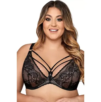 Podprsenka Dámská podprsenka 1824 Venus black plus - AVA černá 80/J