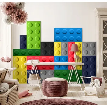 Obraz OBKLADOVÉ PANELY NA ZEĎ, VZHLED KOSTEK 30X15 CM, PLSTĚNÉ, MĚKKÉ - SOFT 1