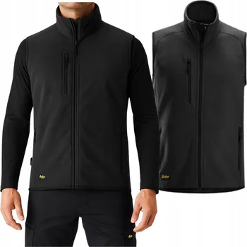 Pánská vesta Snickers Fleecová vesta Polartec - Černá