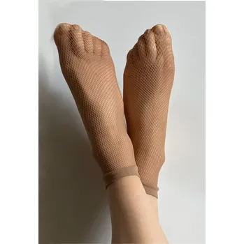 Ponožky Veneziana Rete visone/odc.béžová univerzální