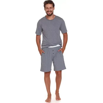 Pánské pyžamo 4332 grey - Doctornap šedá L