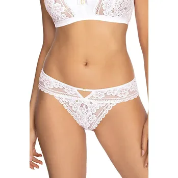 Kalhotky Dámské brazilky Gizela white - ROZA bílá XXL
