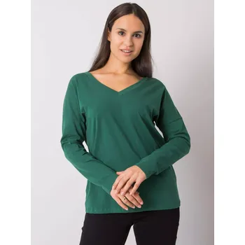 Dámská halenka Halenka RV BZ 7315.39X tmavě zelená L/XL