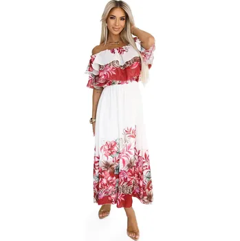 Dámské šaty Dámské šaty 606-1 - Numoco basic vícebarevná Univerzální