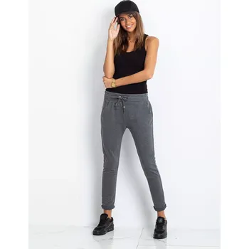 Dámské kalhoty Tepláky RV DR 3698.09X tmavě šedá XL