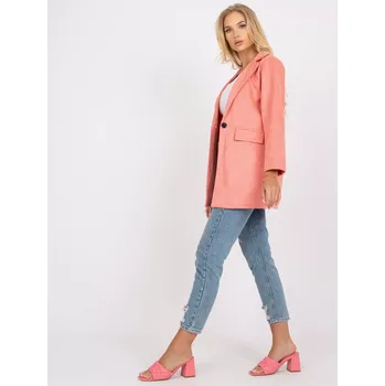 Dámské sako DHJ MA 15286 broskvové XL