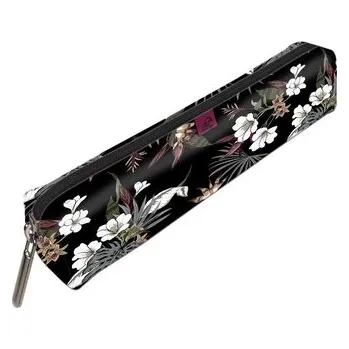 Set školních potřeb Piórnik mini prostokąt Tropikalne Kwiaty, Bee-Bee