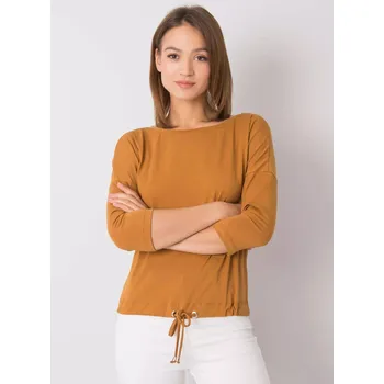 Dámská halenka Halenka RV BZ 4691.37P světle hnědá XS