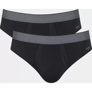 Slipy Slipy Sloggi men Ever Fresh Midi 2P - Sloggi černá (0004) 006