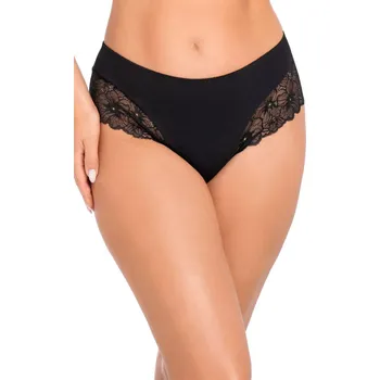 Dámské spodní prádlo Dámské kalhotky 194 black - BABELL černá XL