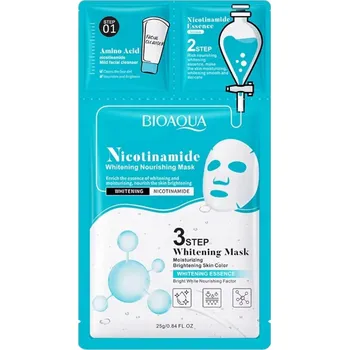 Pleťová maska Bioaqua Maska s Niacinamidem 3v1