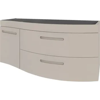 Koupelnový nábytek Koupelnová skříňka pod umyvadlo Devo Vena 2.0 pravá šedá 110 x 50 x 42 cm VE2-SU1D2SP-2-F118