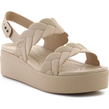 Dámská běžecká obuv Sandály Crocs Brooklyn Woven Low Wedge W 209977-212 EU 41/42