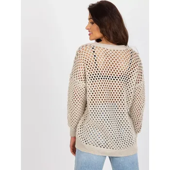 Dámský svetr BA SW 9006 jumper.38P béžová jedna velikost