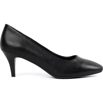 Dámské lodičky Luxusní lodičky černé dámské na jehlovém podpatku 36