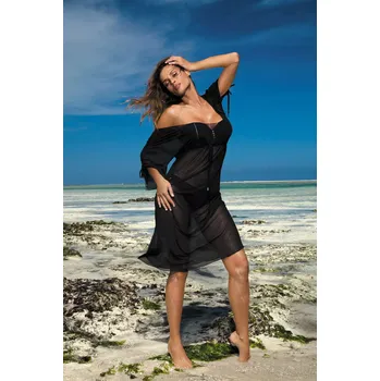 Dámské plavky Tunika Dora Nero M-443 (2) - Marko M