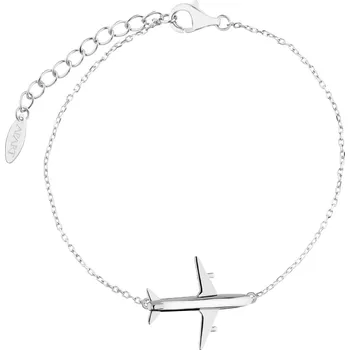 Náramek Stříbrný náramek - letadlo - AP541-2830