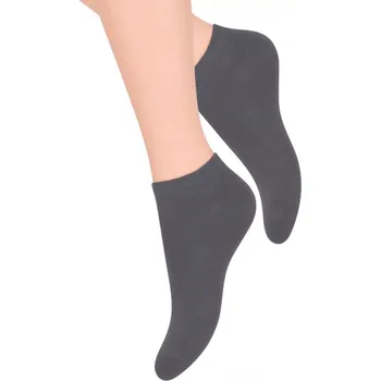 Pánské ponožky Dámské ponožky 052 dark grey - Steven šedá 35/37