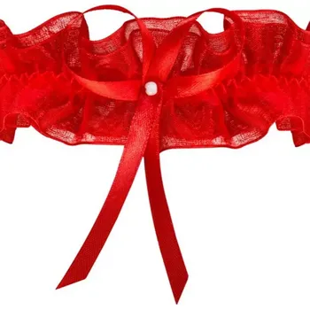 Dámské oblečení Podvazek PW-03 Červená Univerzální