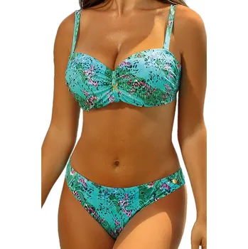 Dámské plavky Dámské dvoudílné plavky Bora Bora 1 730BR1 1 - SELF zelená 65/D