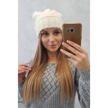 Čepice Dámská čepice Danuta K331 dark ecru UNI