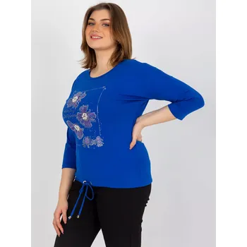 Dámská halenka RV BZ 8457.47P tmavě modrá - FPrice jedna velikost