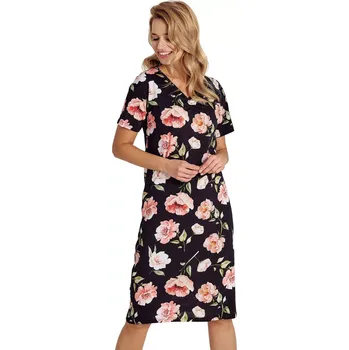 Dámská noční košilka 3134 Peony - TARO černá M