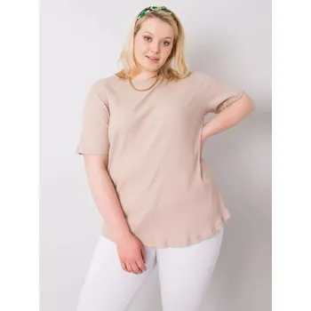 Dámská halenka Halenka RV BZ 6323.92 béžová 3XL