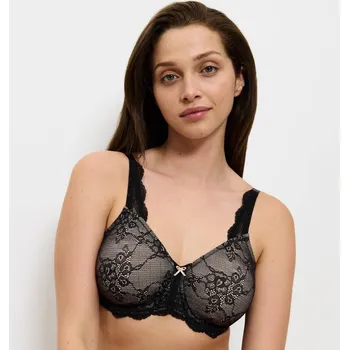 Podprsenka Zmenšující krajková podprsenka Contouring Sensation Triumph®, s kosticemi černá 80G