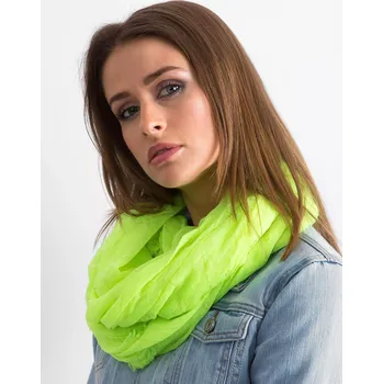 Šála Dámský šátek AT CH ST 858.34P fluo žlutý jedna velikost