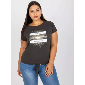 Tričko RV TS 7658.24P tmavá khaki jedna velikost