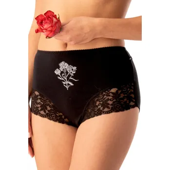 Kalhotky DÁMSKÉ KALHOTKY LPF 578 B25 černošedá 3XL