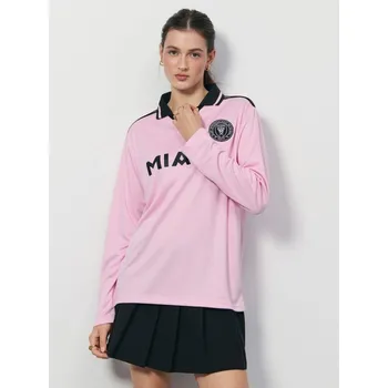 Dámská móda Polokošile s&nbsp;potiskem Inter Miami CF - M - House - pastelově růžová - 004EW-03X