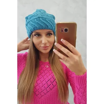 Čepice Dámská čepice Dagmara K332 tyrkysová UNI