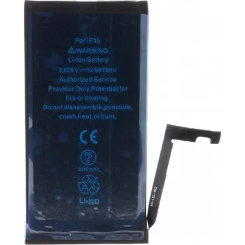 Baterie pro mobilní telefon Baterie pro iPhone 15 3349mAh Li-Ion Resetted (Bulk)