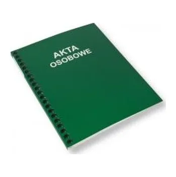 Set školních potřeb Teczka Akta osobowe T1 zielona