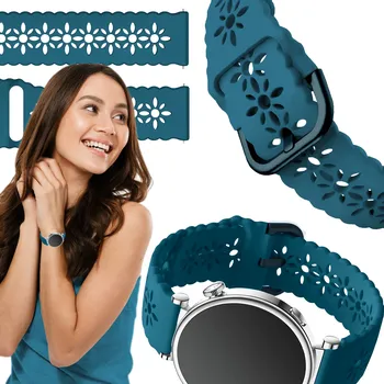 Příslušenství k chytrým hodinkám Řemínek pro Samsung Galaxy Watch 6 Classic 47mm chytré hodinky modrý řemínek