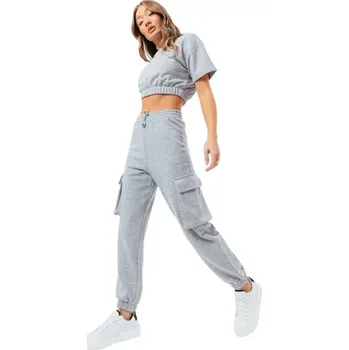 Justhype Sweat Crop Tričko-Cargo Joggers W LABON004 8