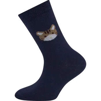 Ewers Socken Katze tinte 35-38