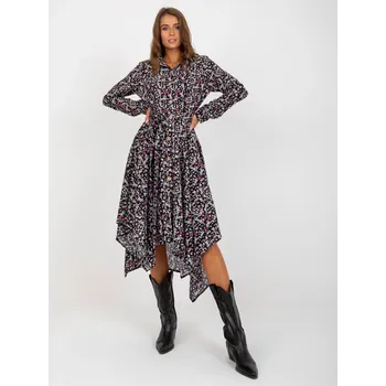 Dámské šaty Dámské šaty CHA SK 0445 3.67P černé - Rue Paris L/XL