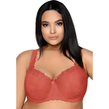 Podprsenka Dámská podprsenka 053/22 Carmela coral plus - MAT korálová 90/B