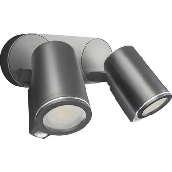 Venkovní osvětlení LED venkovní nástěnné svítidlo Steinel DUO SC IP44 GU10 7,3 W 1024 lm 3000 K antracitové