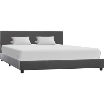 Postel zahrada-XL Rám postele šedý umělá kůže 120 x 200 cm 284776