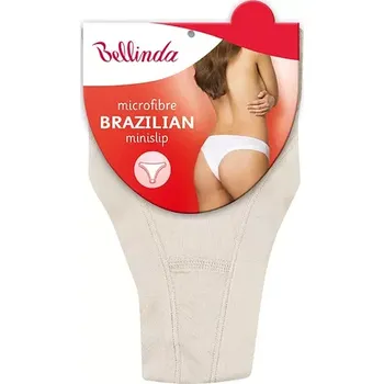 Kalhotky Dámské kalhotky brazilky BRAZILIAN MINISLIP - BELLINDA - tělová XL